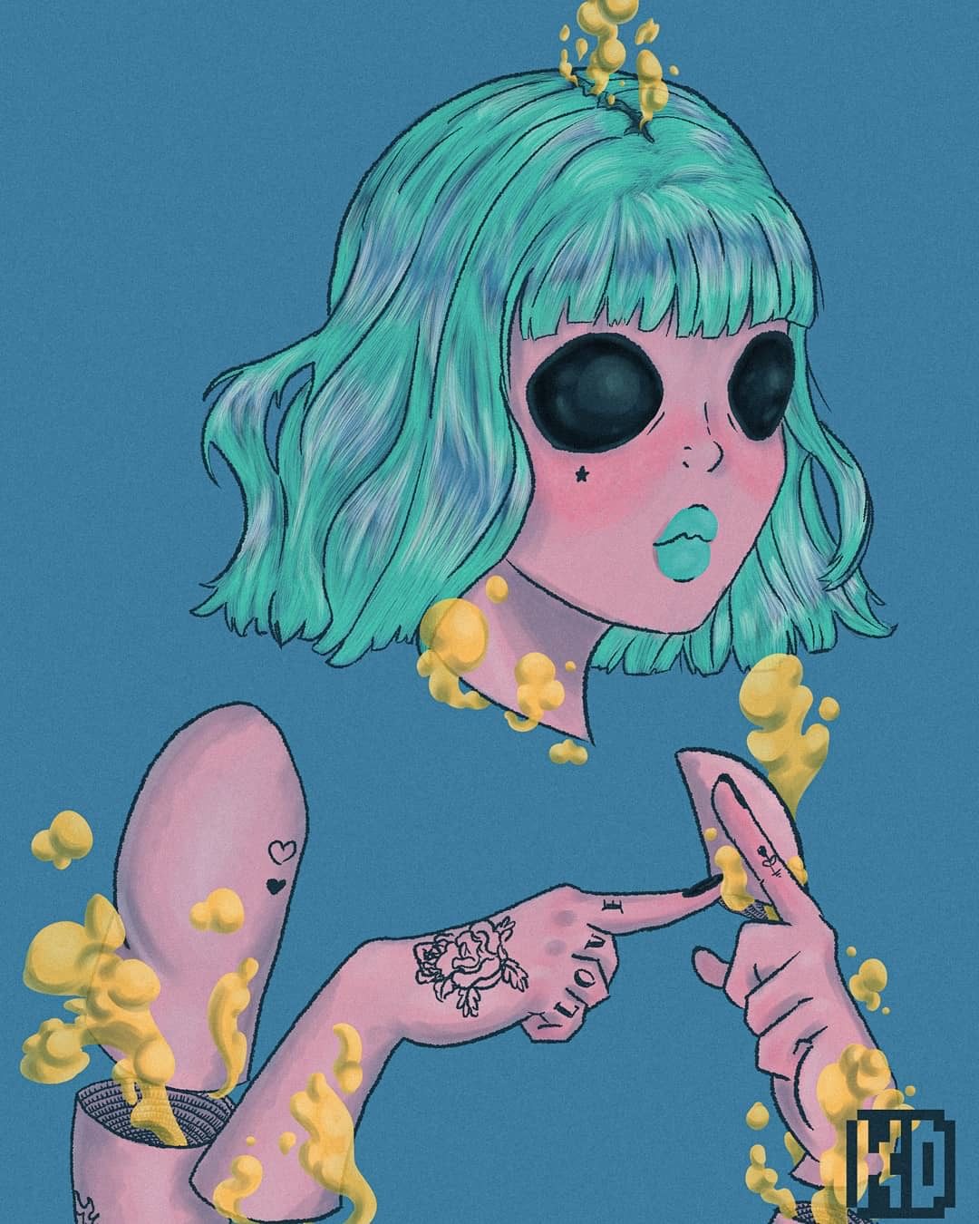 E Girl 1 print