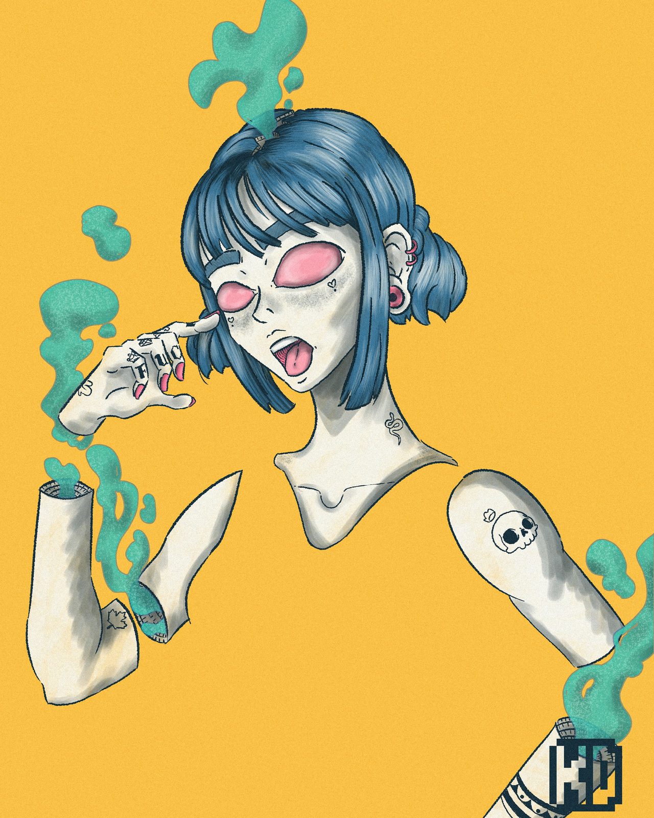 E Girl 2 print