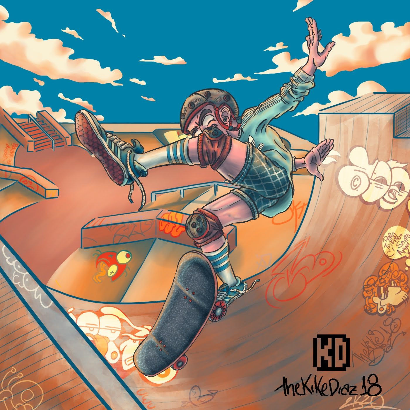 Skate illustration